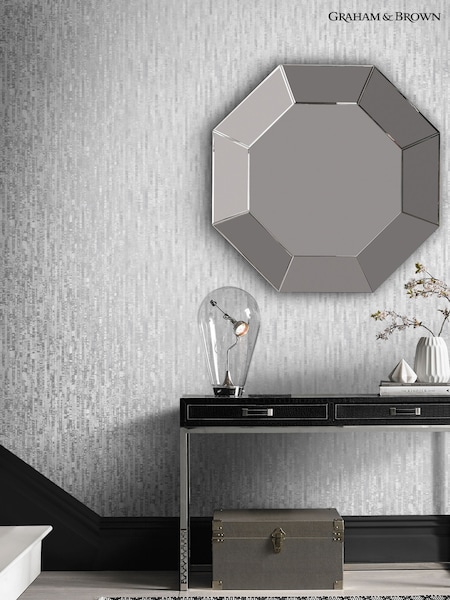 Graham & Brown Silver Betula 10M Wallpaper (G14443) | £65