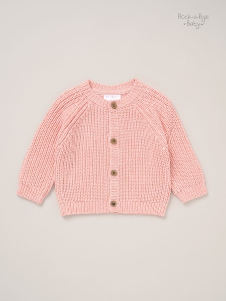 Rock-A-Bye Baby Boutique Cardigan with Embroidery Back Detail (G14516) | £20