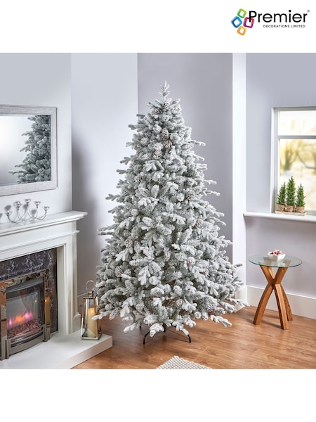 Premier Decorations Ltd 6.5ft Snowy Dorchester Pine Christmas Tree (G14540) | £280
