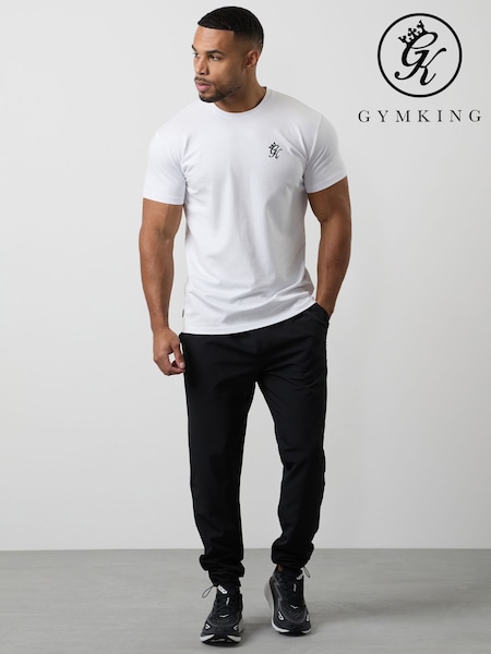 Gym King Black Fundamental Woven Joggers (G14795) | £50