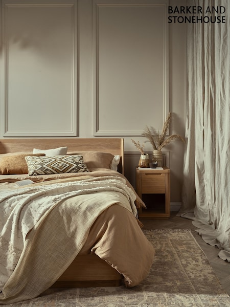 Barker and Stonehouse Natural Olav Oak Bed Frame (G14835) | £995