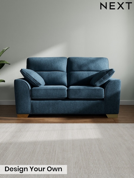 Cotswold Chenille/Dark Blue - Stamford Highback