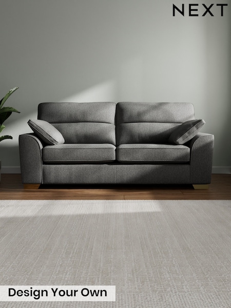 Tweedy Chenille/Dark Grey - Stamford Highback