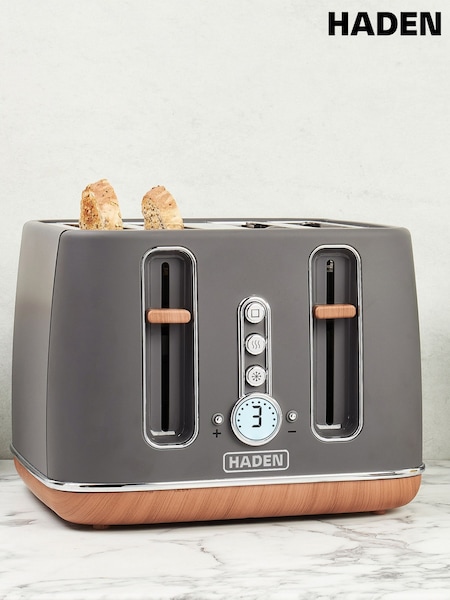 Haden Grey Dorchester 4 Slice Toaster (G15611) | £60