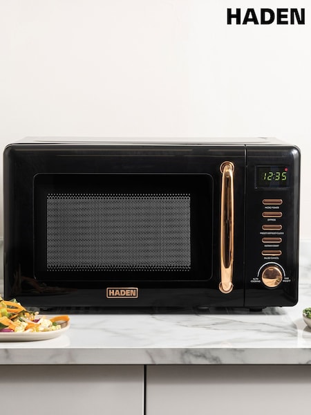 Haden Black Copper 20L 800W Microwave (G15636) | £90