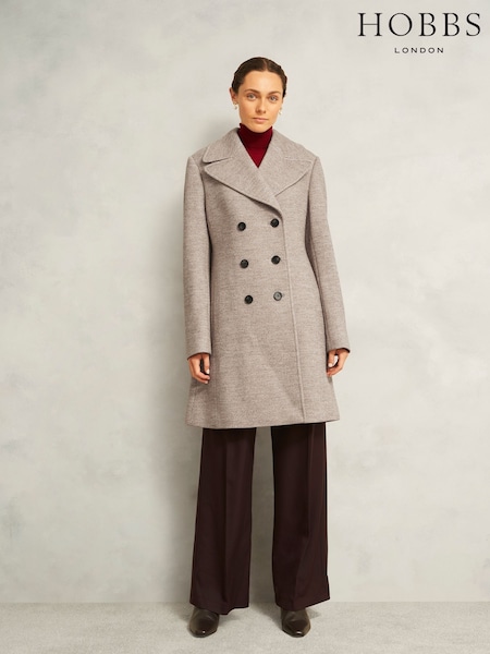Hobbs Natural Janetta Coat (G15961) | £329