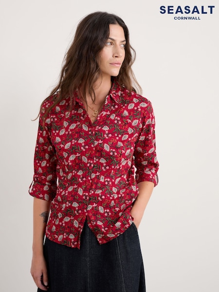 Seasalt Cornwall Red Larissa Shirt (G16033) | £50