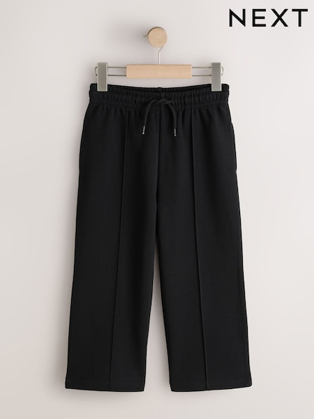 Black Wide Fit Smart Joggers (3-16yrs) (G16188) | £12 - £17