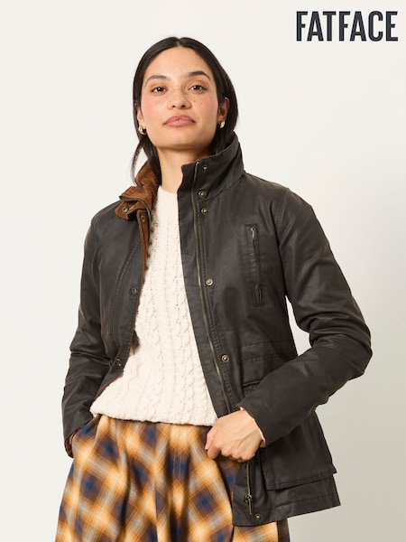 Chocolate Brown - Fatface Heritage Jacket