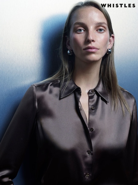 Whistles Metallic Shirt (G16365) | £99