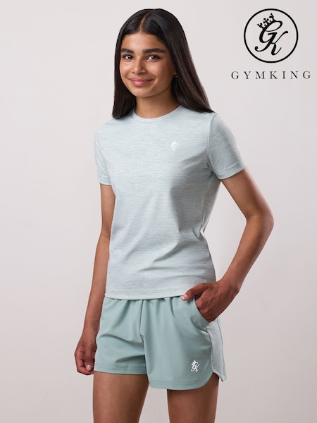 Gym King Green Kids 365 Short Sleeve T-Shirt (G16491) | £22