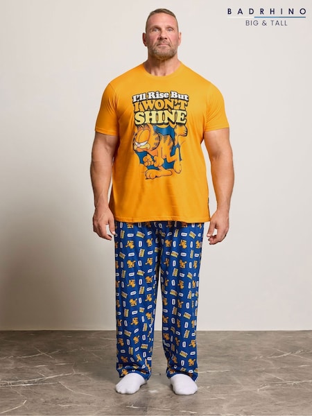 BadRhino Big & Tall Orange Garfield Loungewear Set (G16545) | £39