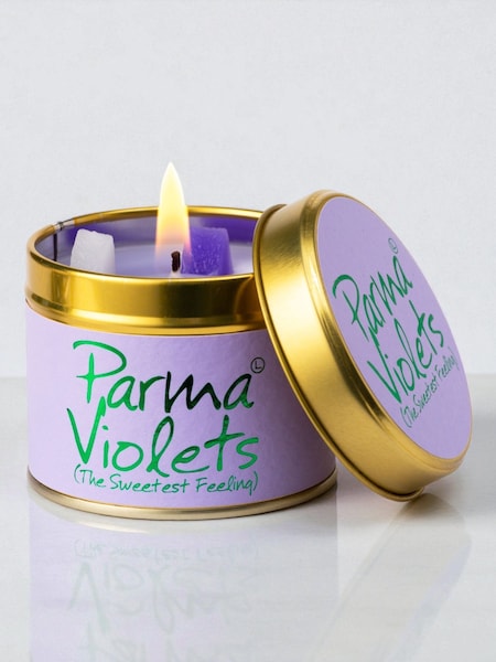 Lily-Flame Parma Violets Scented Candle Tin (G16772) | £11