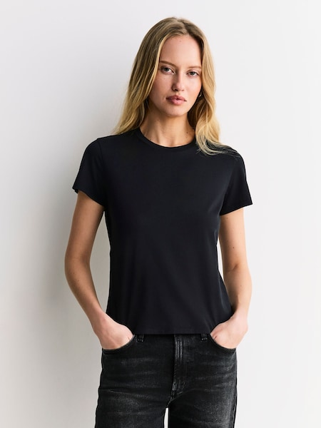 FRAME Black Baby T-Shirt (G18053) | £100
