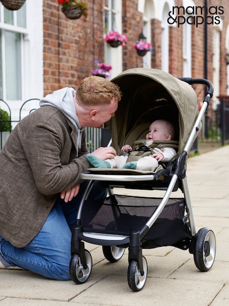 Mamas & Papas 8 Piece Sage Grey Flip XT3 Pushchair Complete Kit (G18063) | £1,029