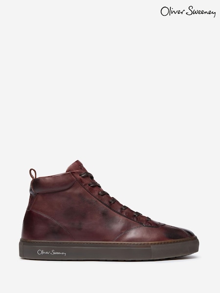 Oliver Sweeney Calf Leather Retro Black Trainers (G18455) | £259
