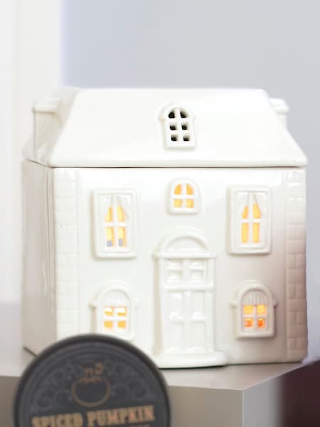 Something Different White Ceramic House Oil Burner (G18575) | £13