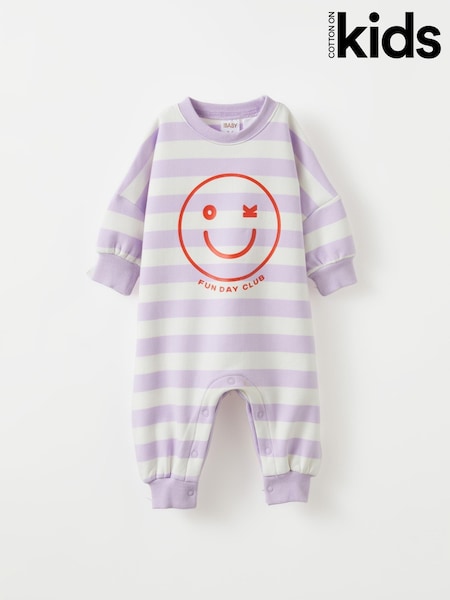 Cotton On Purple Casey Oversized All-In-One (G18709) | £25