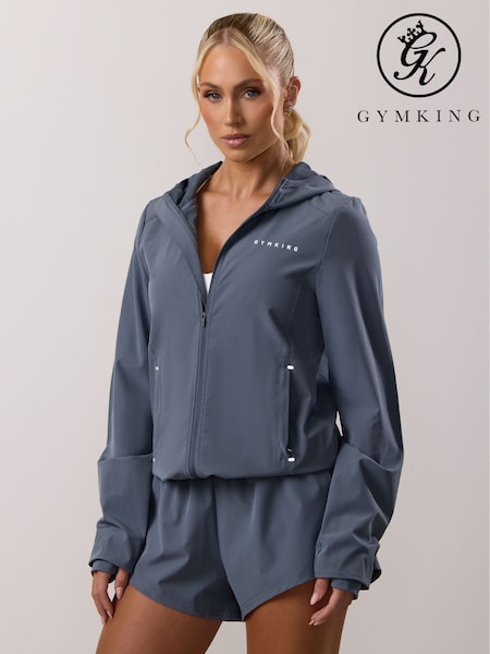Gym King Blue Adapt Windbreaker (G18869) | £60