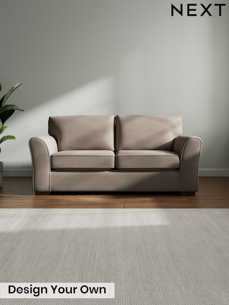 Fine Chenille Easy Clean/Mid Taupe Brown - Michigan Ii