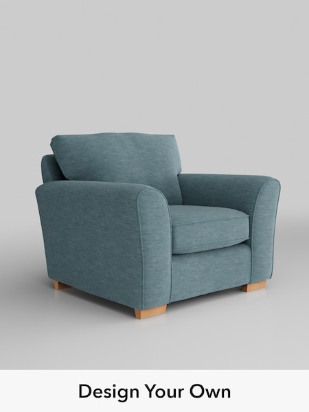 Fine Chenille Easy Clean/Mid Blue Michigan Ii (G18959) | £625