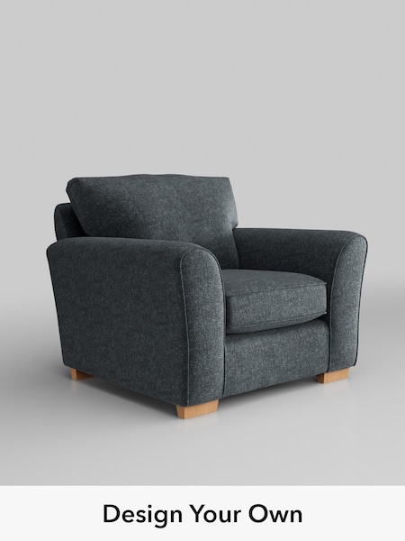 Plush Chenille/Slate Blue Michigan Ii (G18965) | £625