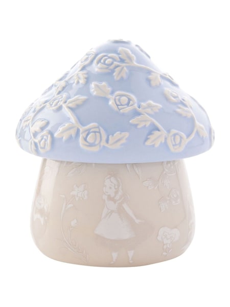 Widdop Blue Disney Alice in Wonderland Mushroom Trinket Box (G19005) | £16