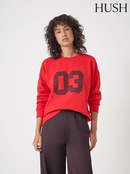 Red Collegiate 03 Graphic Sweatshirt (G19116) | £80