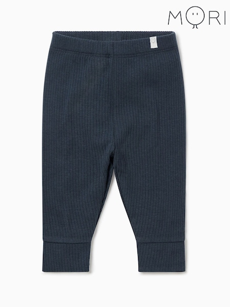 MORI Supersoft Ribbed Stretch Comfy Baby Leggings (G19201) | £18 - £20