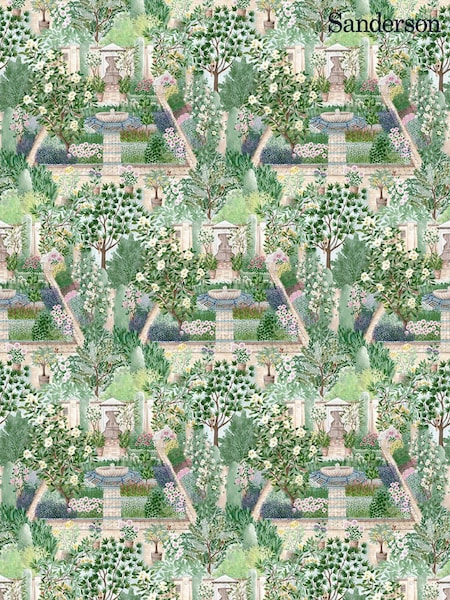 Sanderson Sanctuary Highgrove Carpet Garden A4 Wallpaper Sample (G19539) | £1