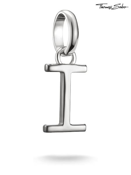 Thomas Sabo Silver Charm Connect Letter I Pendant (G19646) | £22