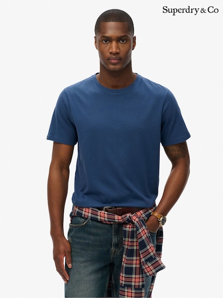 Superdry Blue Classic Essential T-Shirt (G19855) | £20