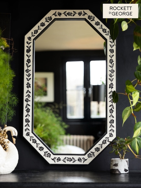 Rockett St George Rose Noir Mirror