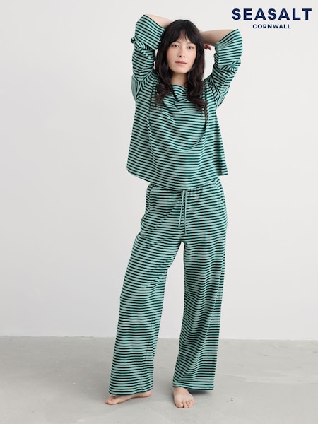 Seasalt Cornwall Green Dream Pyjamas (G19965) | £66