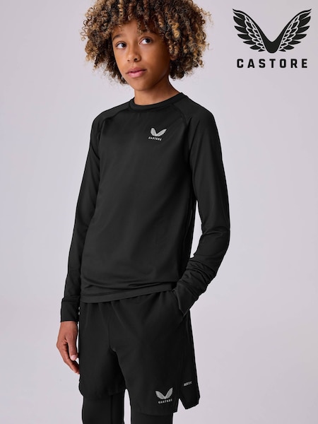 Black - Castore Long Sleeve Base Layer Sports T-shirt