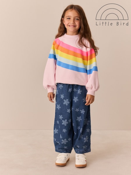 Rainbow Swoosh - Little Bird Sweat Top & Trousers Set