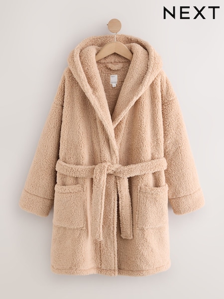Neutral - Teddy Short Dressing Gown