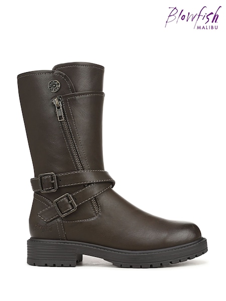 Brown - Blowfish Malibu Alberta Biker Boots