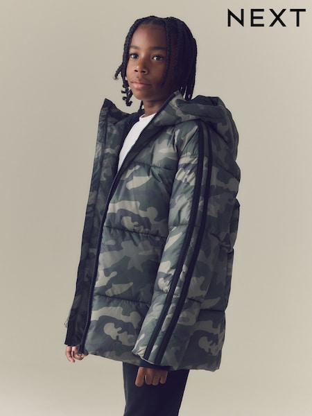 Khaki Camo - Padded Coat (3-17yrs)