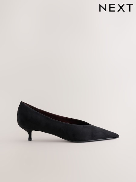 Black - Forever Comfort® Court Kitten Heels