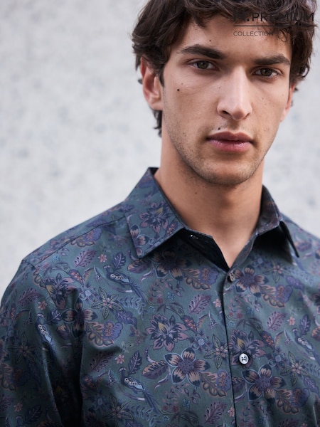 Green - Regular N. Premium Regular Fit Long Sleeve Shirt