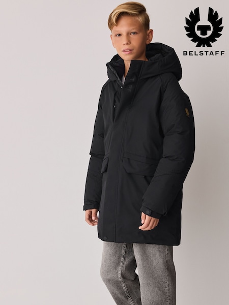 Black - Belstaff Parka Coat