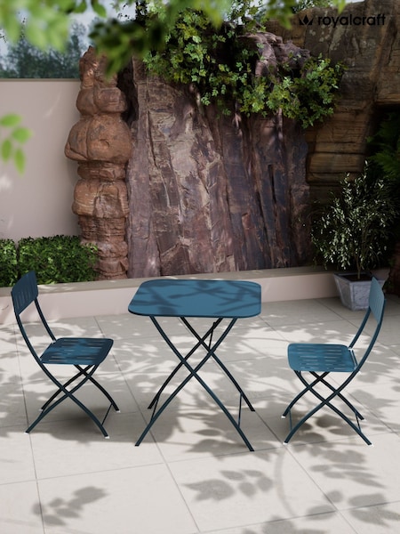 Royalcraft Venice 70cm Square Garden Cashmere Bistro Set