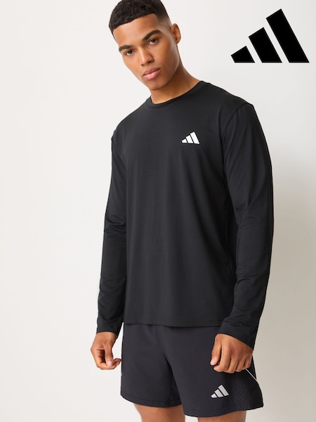 Black - Regular Adidas Workout Essentials Flex Longsleeve T-shirt