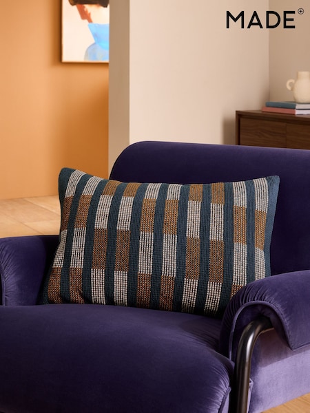 Made.com Blake Woven Stripe Cushion