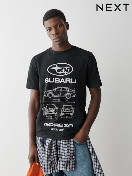 Black Subaru - Regular Relaxed Fit T-shirt