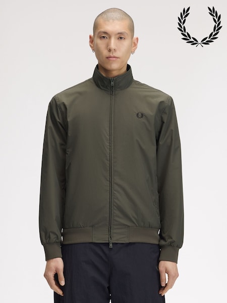 Green - Regular Fred Perry Brentham Jacket