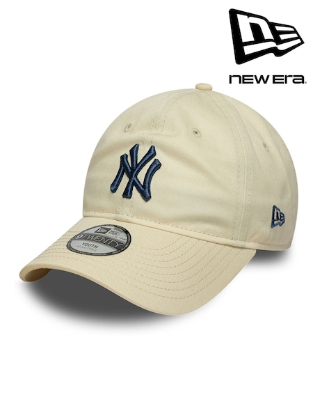 Natural - New Era Child League Essential 9twenty New York Yankees Hat