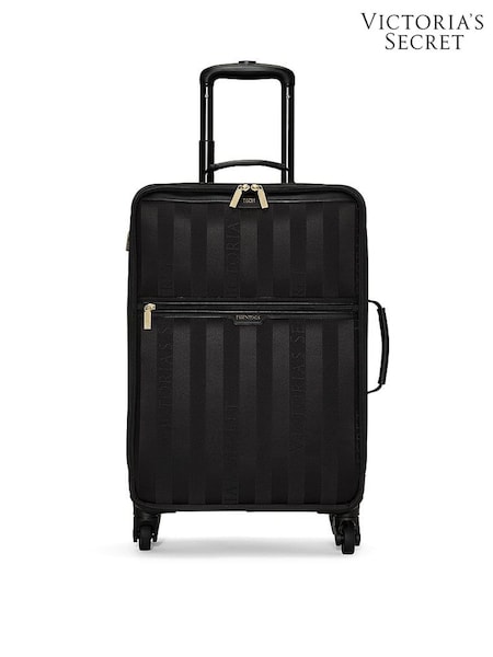 Black Stripe - Victoria's Secret Carry On Rolling Suitcase
