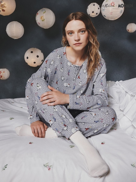 Grey Moomins Snowball - Cath Kidston Pointelle Twosie Pyjamas